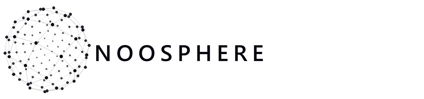 Logotipo de Noosphere en negro